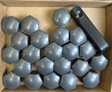 22x Radschrauben Abdeckkappen Set – 19mm 26mm Radmuttern Felgen Schutzkappen