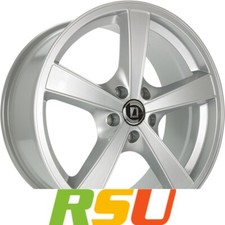 Diewe Trina argento silber 8x18" ET43 LK5 105 ML 56.6 Alufelgen 18 Zoll