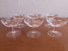 6 Bleikristall Likörschalen