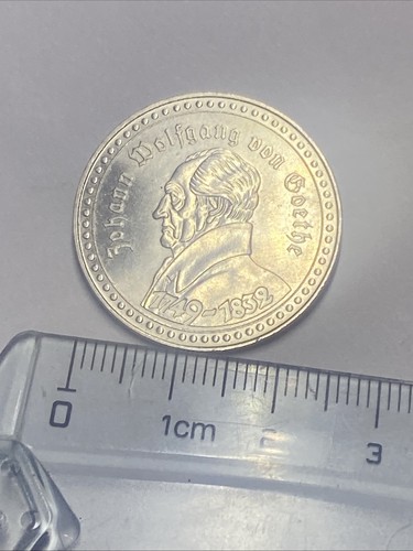 Gedenkmedaille johann wolfgang - gedenkmedaille,