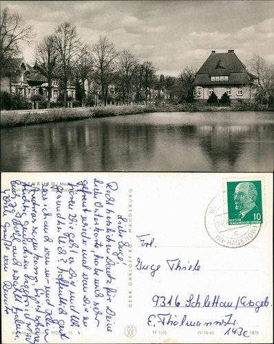 Ansichtskarte wittenburg - ansichtskarte,