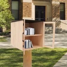 Bibliothek Buch Box Holzbuch