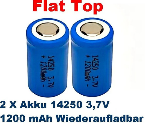 Akku icr 14250 7v 1200 - 3,7v,