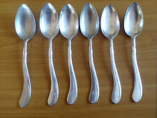 Wilkens: 6  Speiselöffel - Heinrich Vogeler -Tulipan -  Jugendstil - versilbert