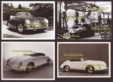 4 Werkfotos PORSCHE 356 - Cabrio , Speedster - 1955 / 1956 - Karosserie Reutter