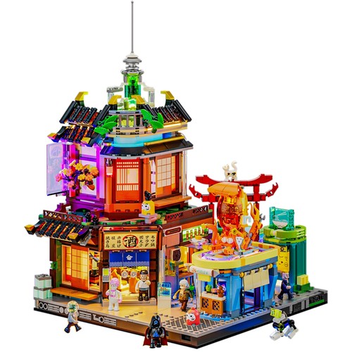 Lumibricks cyberpunk neoncity - lumibricks,