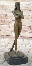 100% NACKTE BRONZE Statue