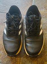 adidas S2G SL Leather 2024 Golfschuh, schwarz/weiß 44