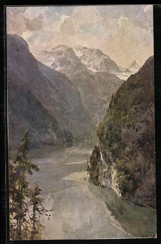 Künstler edward theodore - künstler-ak,