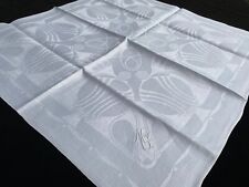 Entwurf von Prof. Peter Behrens  Bauhaus ,Leinendamast Tafelserviette nach 1903