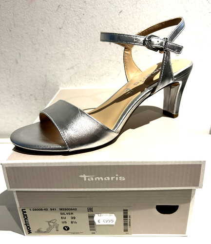Tamaris sandalette silber - tamaris,, sandalette,