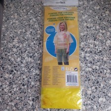 Regenponcho für Kinder - in gelb- unbenutzt