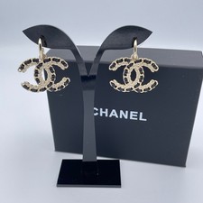 Chanel große CC Ohrringe