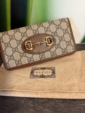 Gucci Horsebit 1955 Brieftasche mit Reißverschluss & Neu