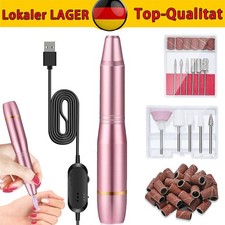 11 in 1 USB Elektrischer Nagel Bohrer Set Profi Maschinen Nagelfräser 30000RPM