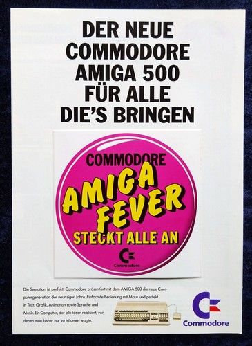 Commodore amiga 500 flyer - flyer, mit