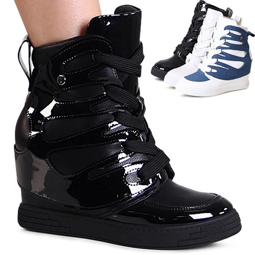 Damen keilabsatz stiefeletten - keilabsatz,