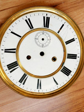 Altes Wiener Uhrenzifferblatt  Regulator um Ersatzteil