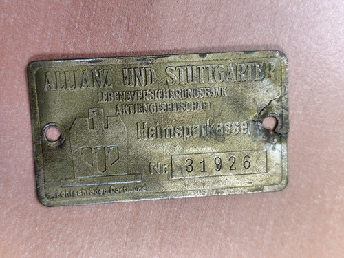 Schild allianz und - schild, stuttgarter