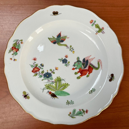 Meissen porzellan speiseteller - meissen,