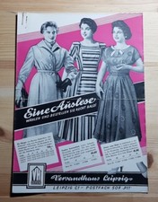 Versandhaus Leipzig P11 Prospekt Katalog 1958 - Dekorations- Möbelstoffe ... DDR