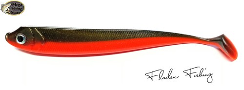 Fladen shad gummifisch rot - fladen,