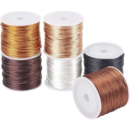 Pandahall nylon satin rattail - nylon,