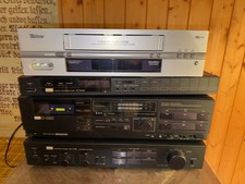 Hi-Fi Stereoanlage VCR-Videorekorder Sansui, Tevion, Kassette