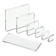 Acryl Stempel Block 7Pack Klar
