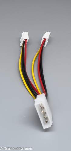 Molex floppy adapter - zu, 2*floppy