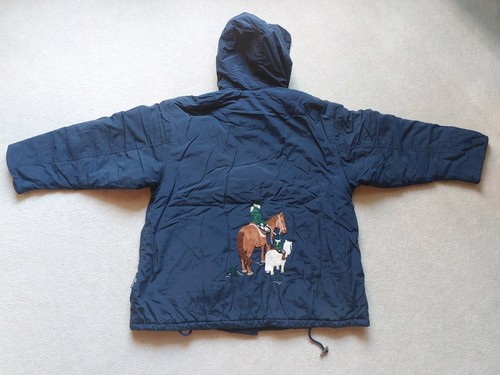 Winterjacke mit pferden - winterjacke,