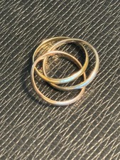 Tricolor Ring 585 Gold Damen