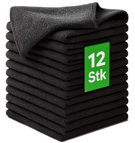 Mikrofasertücher 12er pack - mikrofasertücher,