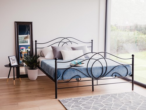Designer metall bett schwarz - designer,