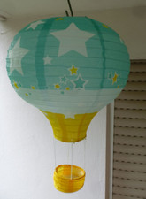 Deko Heißluftballon, Lampion