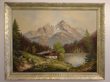 Brückner Ölgemälde auf