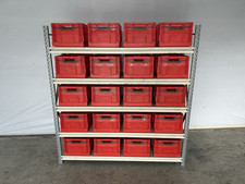 Weitspannregal Stow Midirack Lagerregal Schwerlastregal Kistenregal Klappkisten