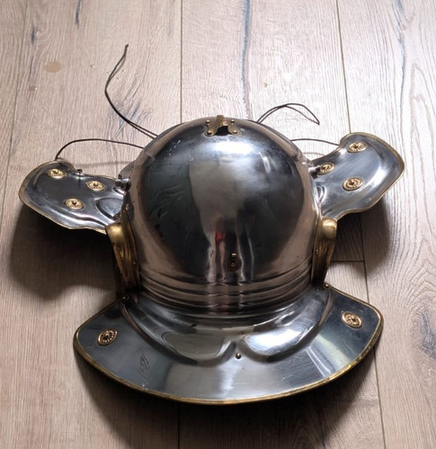 Larp reenactment metallhelm - larp/reenactment,