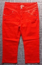 Caprihose 7/8-Hose Rot Größe