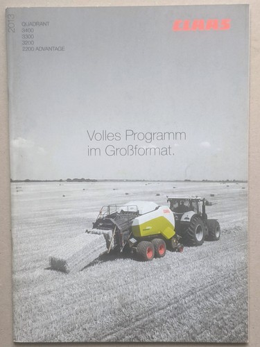 Claas quadrant 3400 3300 3200 - claas,