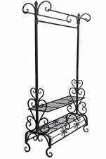 Kleiderständer Eisen Garderobenständer Kleiderstange Wäscheständer Landhausstil