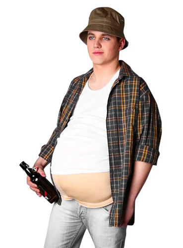 Bauch attrappe pfundig und - bauch,
