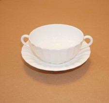 Royal Worchester Form C51 Fine bone china Suppentasse Untertasse Dessertschale