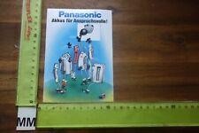 Alter Aufkleber Musik HiFi Audio TV Radio Batterie Akku PANASONIC