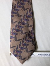 Vintage Krawatte Christian Dior Monsieur, Fasane