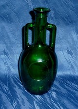 Vintage  grüne Glas Flasche