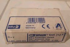 Spaun SAR 212 F SAT-Antennen-Relais (DiSEqC-Umschalter) NEU OVP