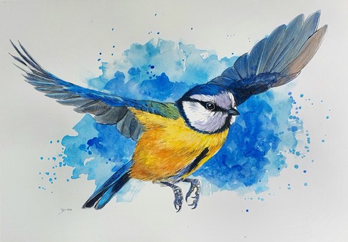 Original aquarell - original,