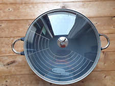 WOK Maestro from Bodum, Gusseisen, 37cm + Glasdeckel, kaum benutzt