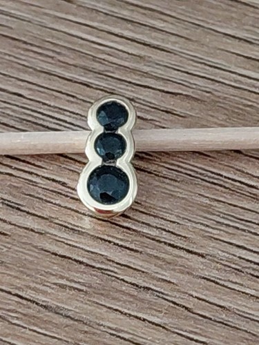 Goldhänger mit saphiren - goldhänger,